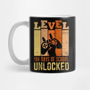 Level 100 days of school unlocked Mug
